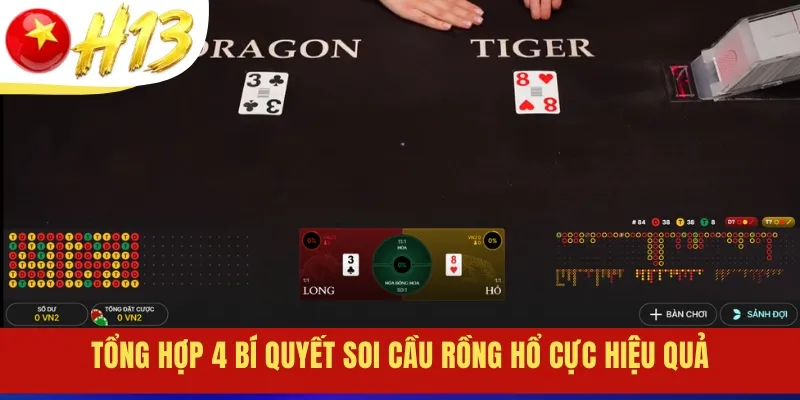 Tổng hợp 4 bí quyết soi cầu Rồng Hổ cực hiệu quả
